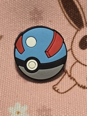 3/$10 Great Ball Pokémon Croc Charm – Classic Trainer Catch Icon Jibbit